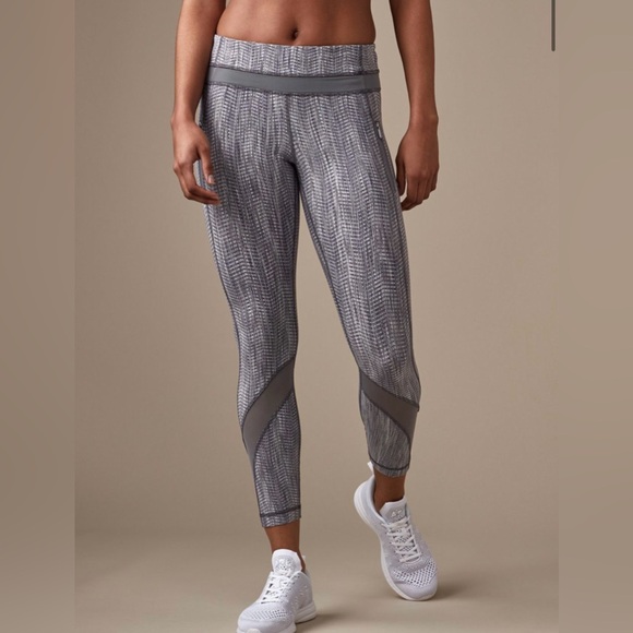 Lululemon Inspire Tight II Power Luxtreme Arrow Jacquard Battleship Silver 8 - Picture 1 of 8